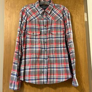 NWOT Flannel Blouse